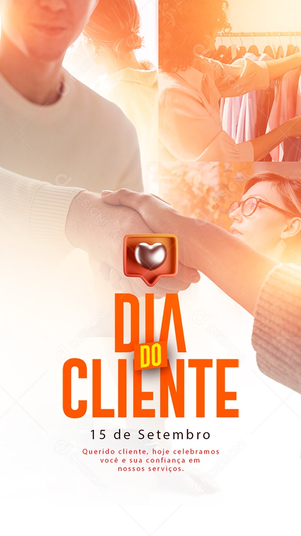 Story Dia Do Cliente 15 de Setembro Social Media PSD Editável