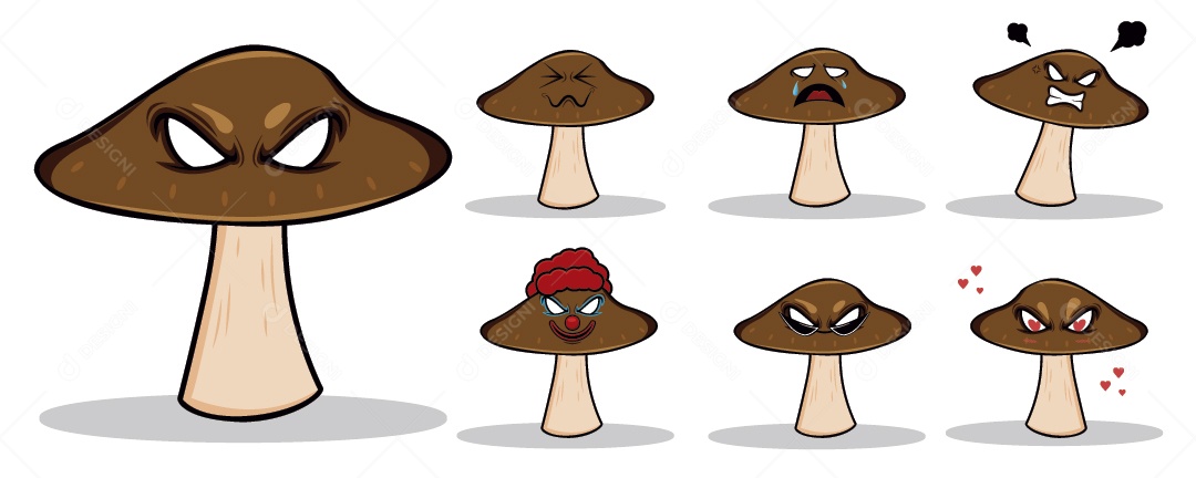 Desenho De Cogumelos PNG Images, Vetores E Arquivos PSD