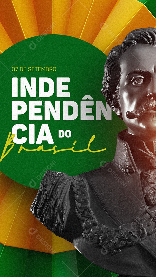 Story Dia da Independência do Brasil 07 De Setembro Social Media PSD Editável