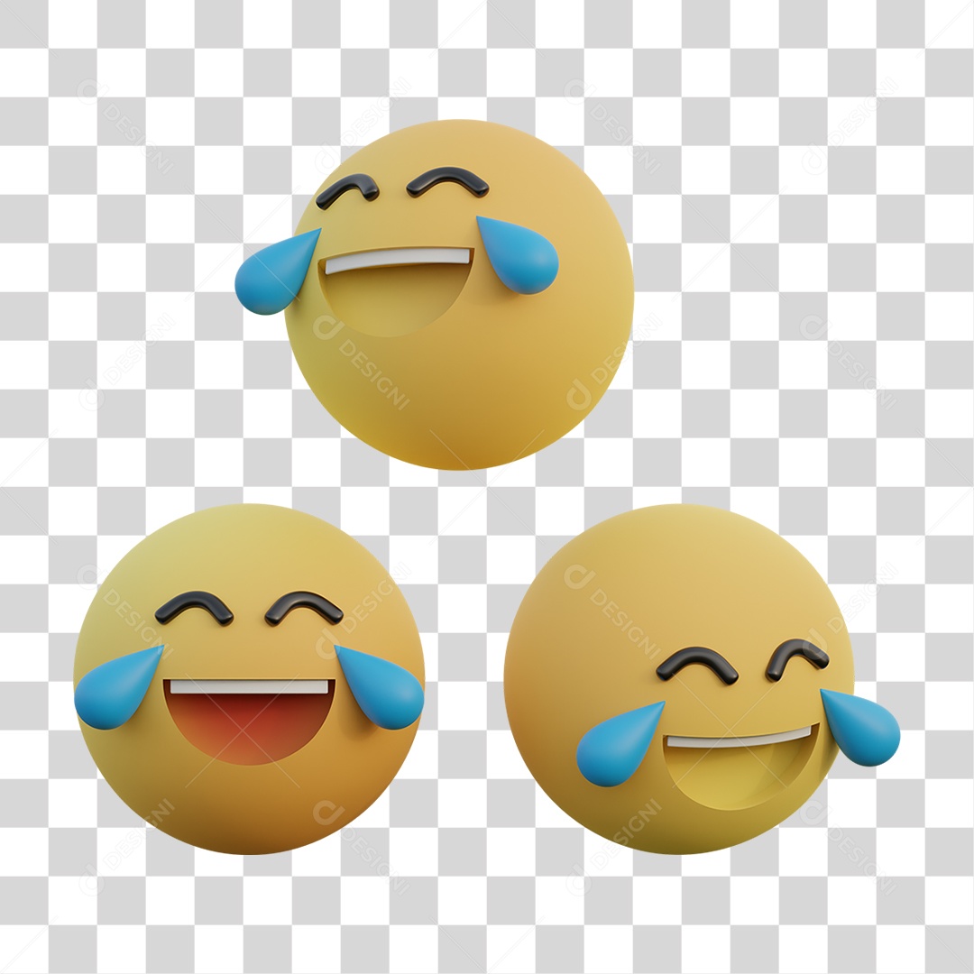 Smiling Emojis Transparent PNG