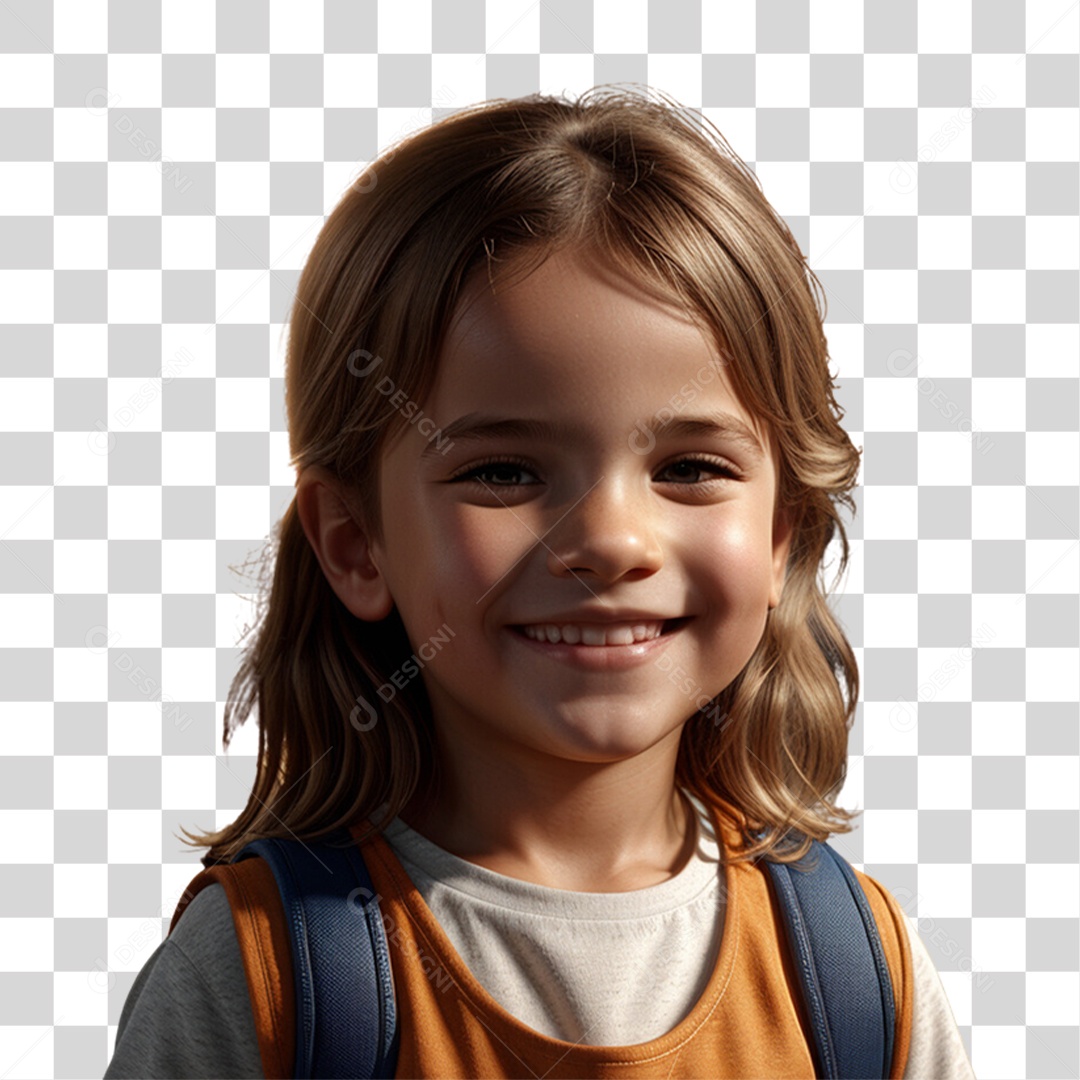 Bebê Menina Sorrindo PNG Transparente [download] - Designi