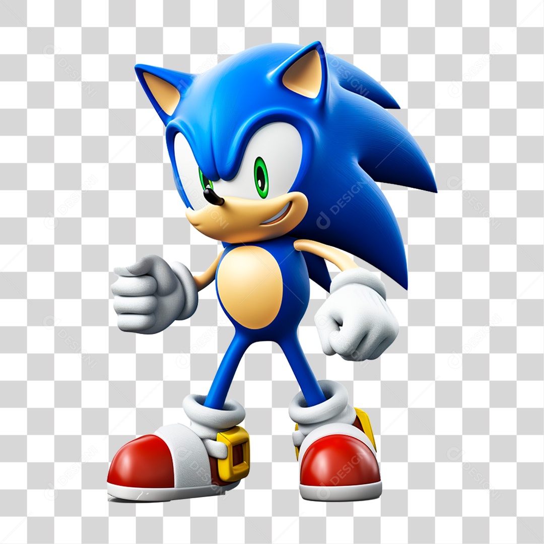 Pacote com 35 Imagens em PNG do Sonic em alta definição com fundo  transparente
