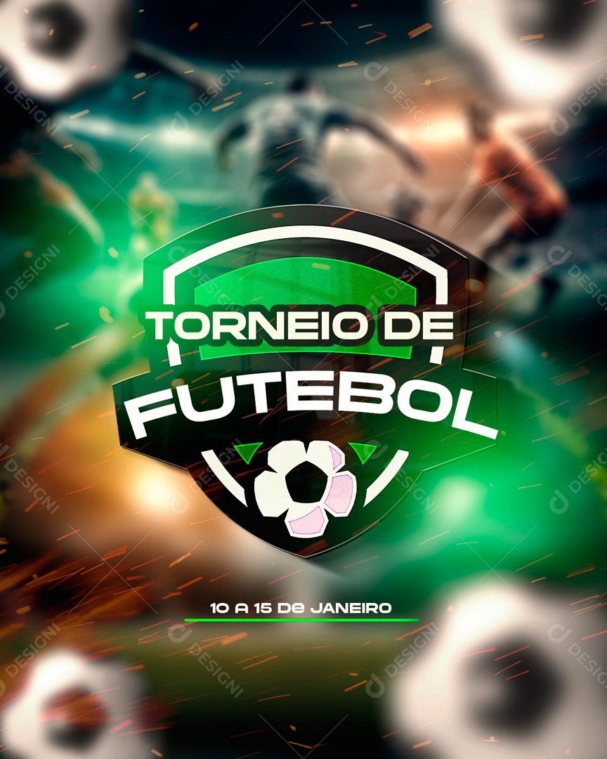 Social Media Story Brasão Torneio De Futebol 2024 PSD Editável [download] -  Designi