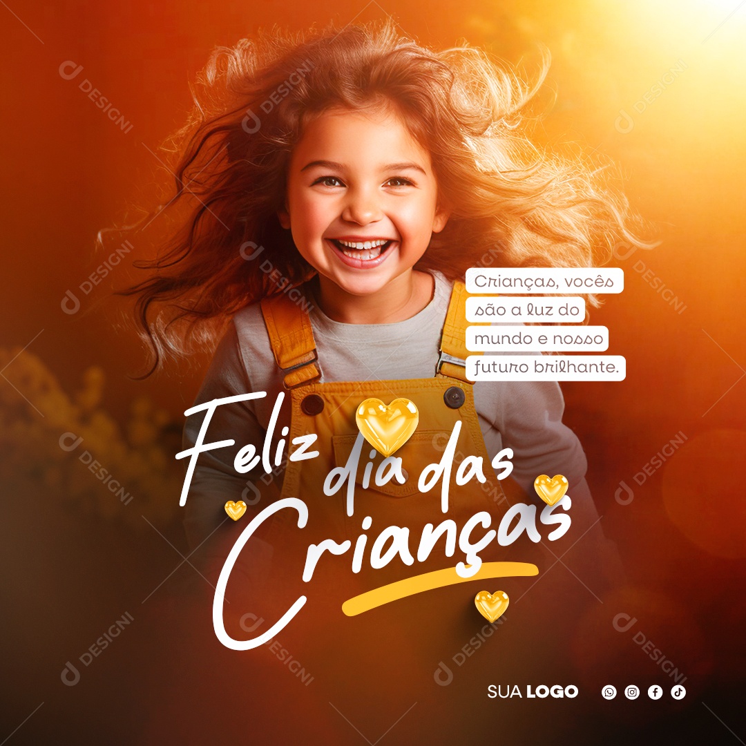 Feliz Dia das Crianças 12 de Outubro Social Media PSD Editável