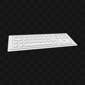 Teclado Cartoon Desenho - Modelo 3D