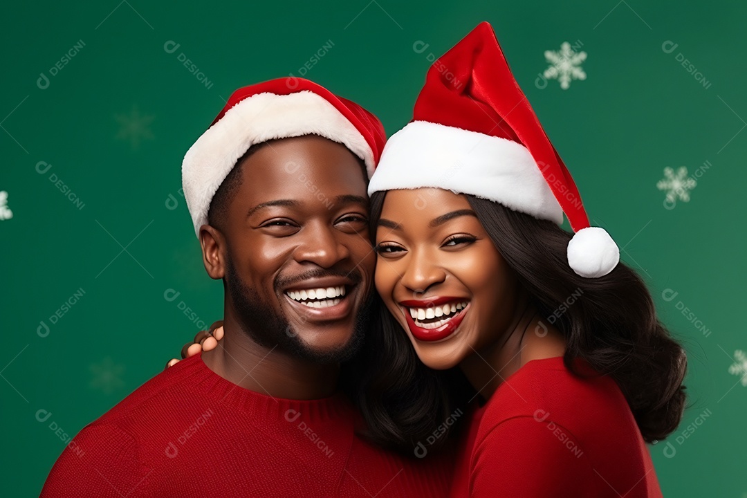 Pessoas casal homem e mulher celebrando natal