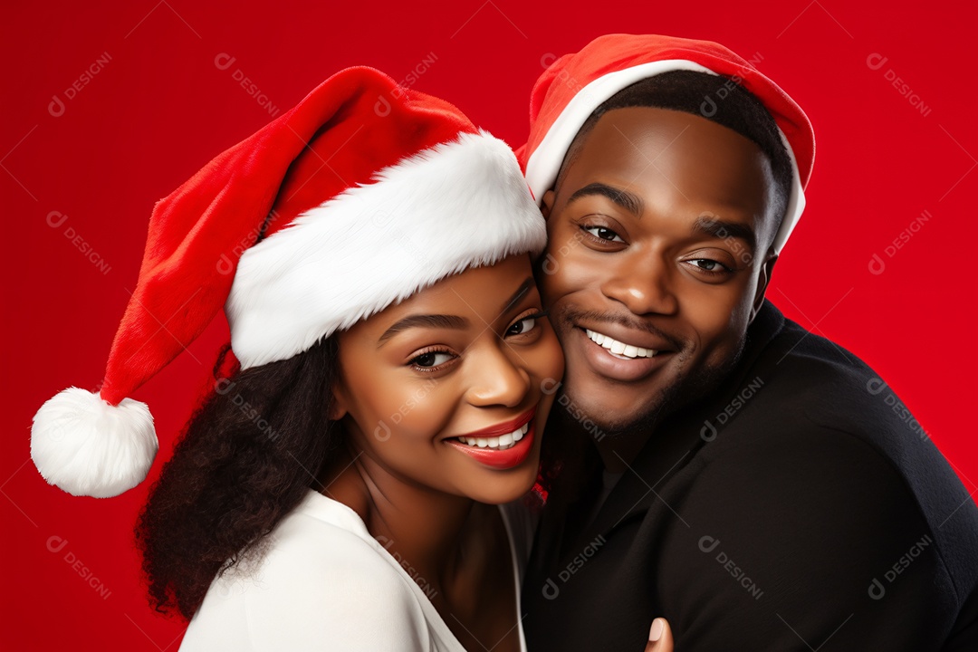 Pessoas casal homem e mulher celebrando natal