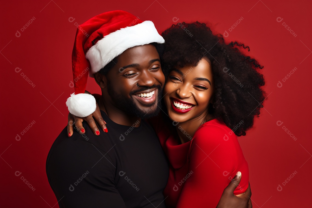 Pessoas casal homem e mulher celebrando natal