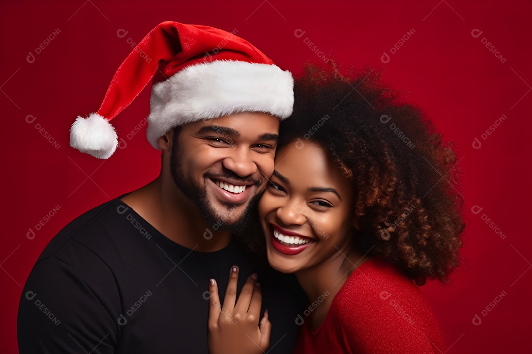 Pessoas casal homem e mulher celebrando natal