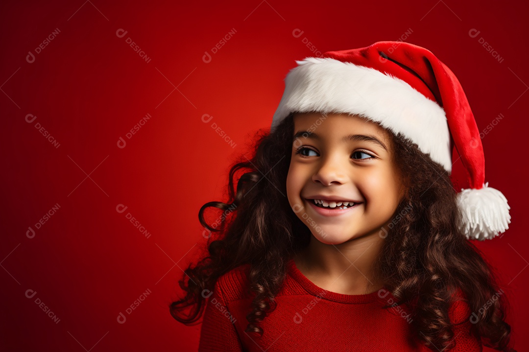 Criança jovem feliz em um fundo isolado