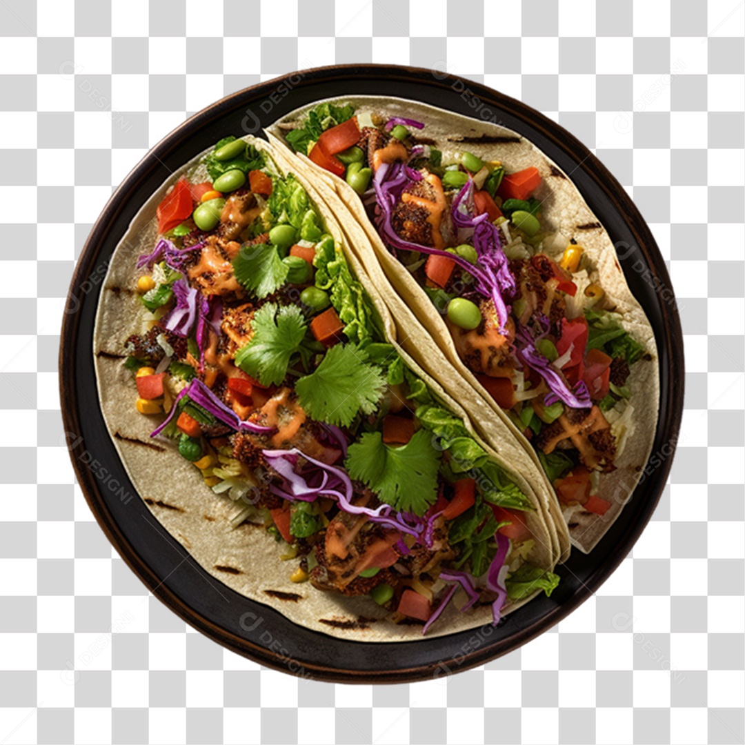 Tacos Salgados Recheados PNG Transparente