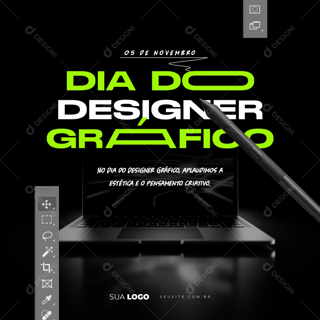 Dia Do Designer Gráfico 05 de Novembro Social Media PSD Editável