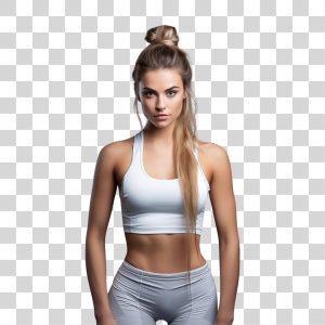 Mulher Personal Trainer Fitness Academia Fundo PNG Transparente [download]  - Designi