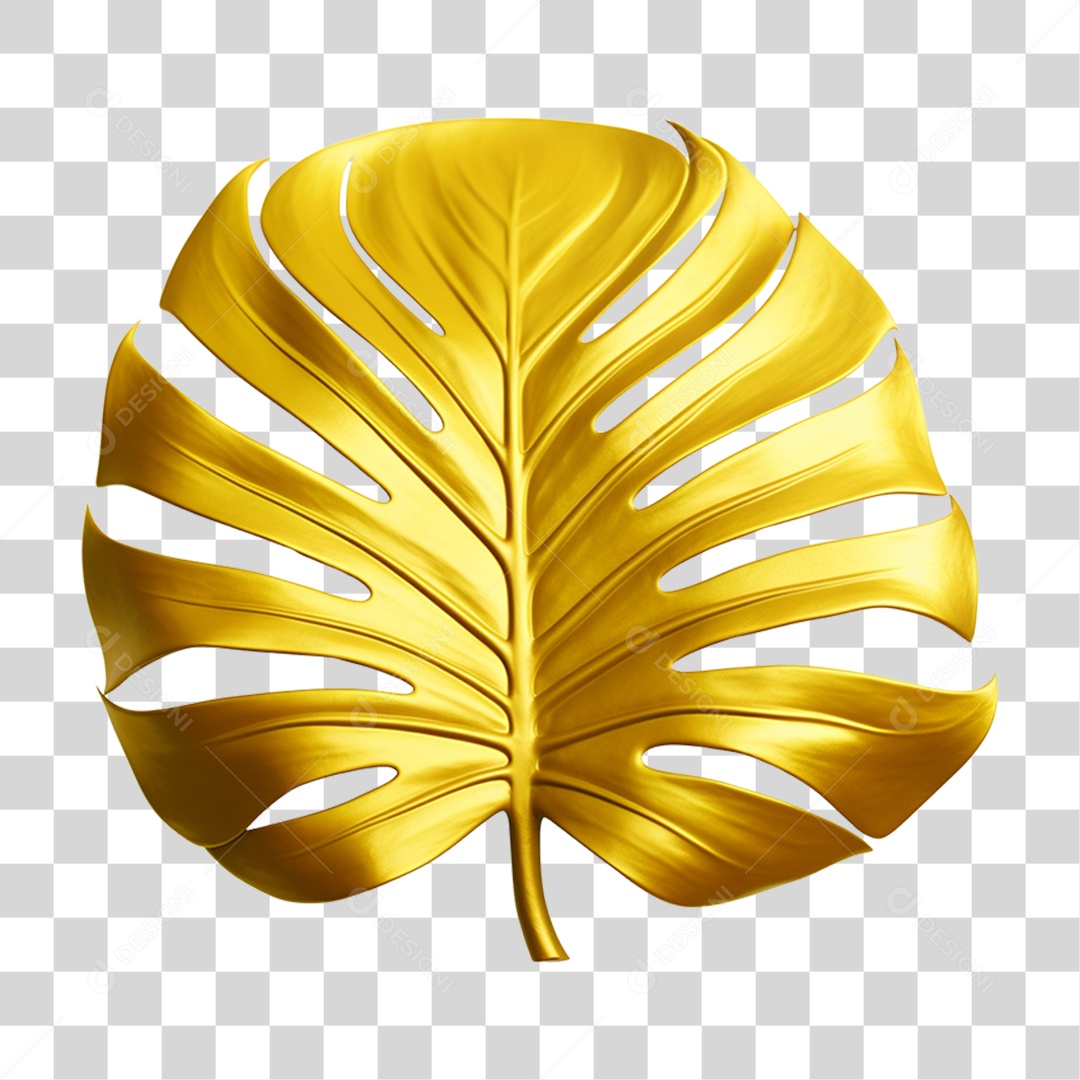 Folha de Monstera PNG Transparente