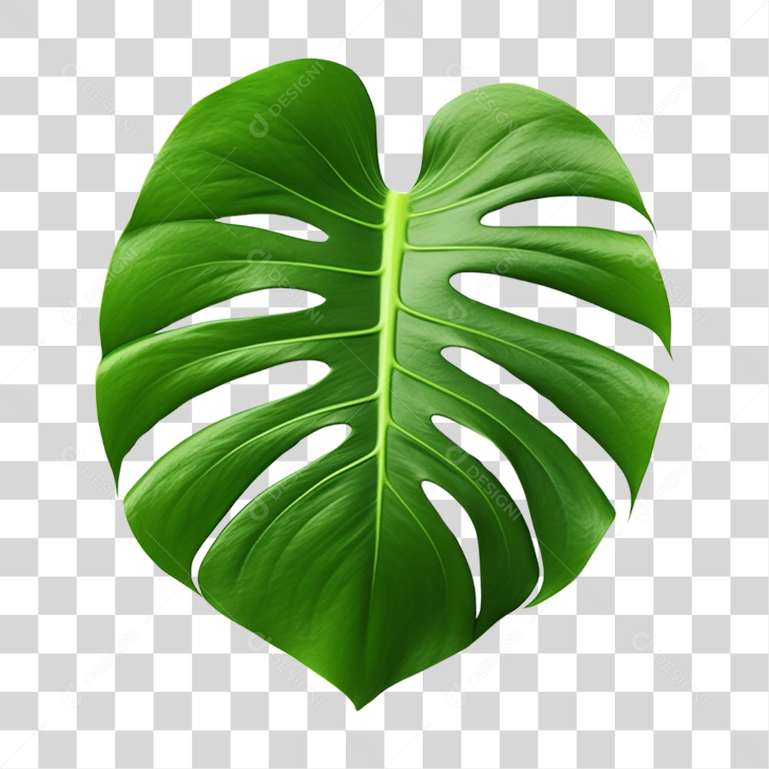 Folha de Monstera PNG Transparente