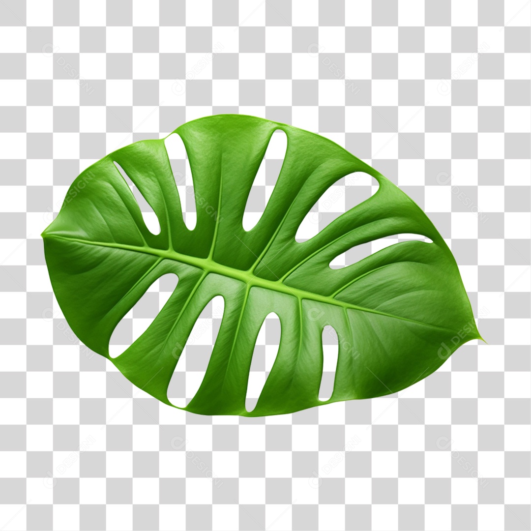 Folha de Monstera PNG Transparente