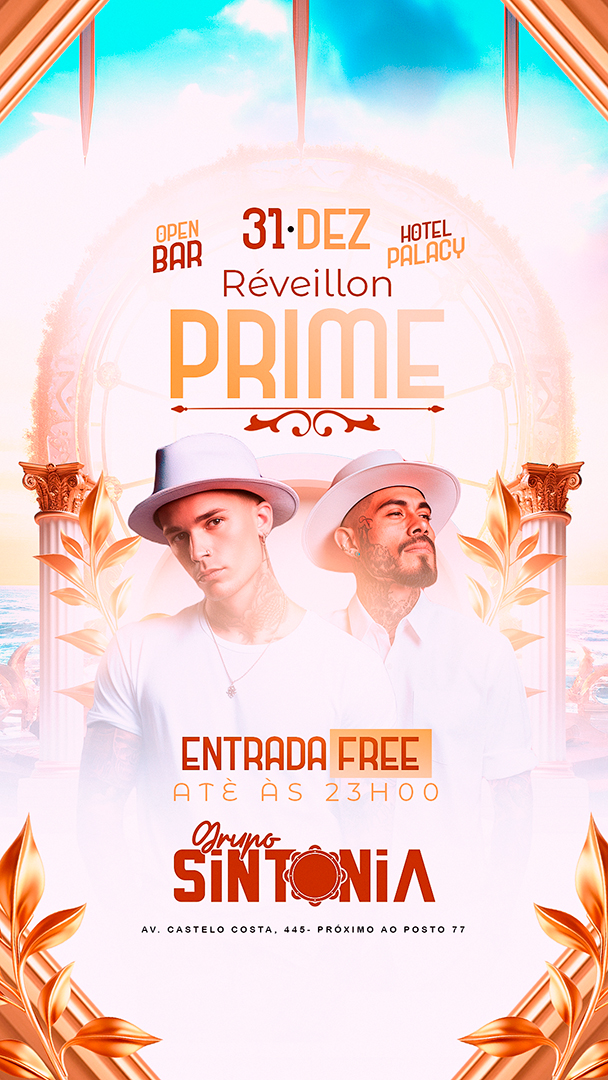 Story Flyer Réveillon Prime Grupo Sintonia Social Media PSD Editavel