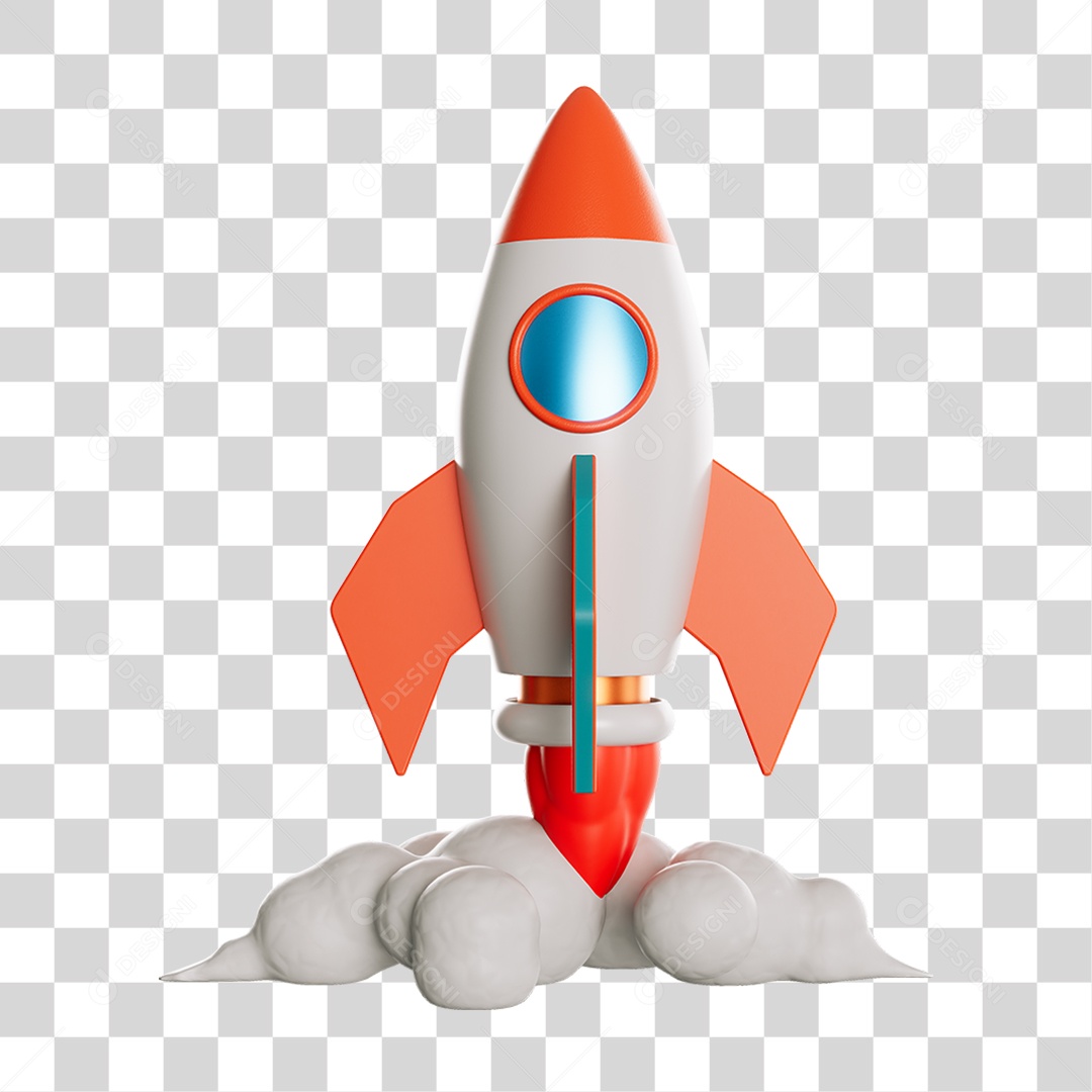 Rocket Spaceship PNG Transparent Icon