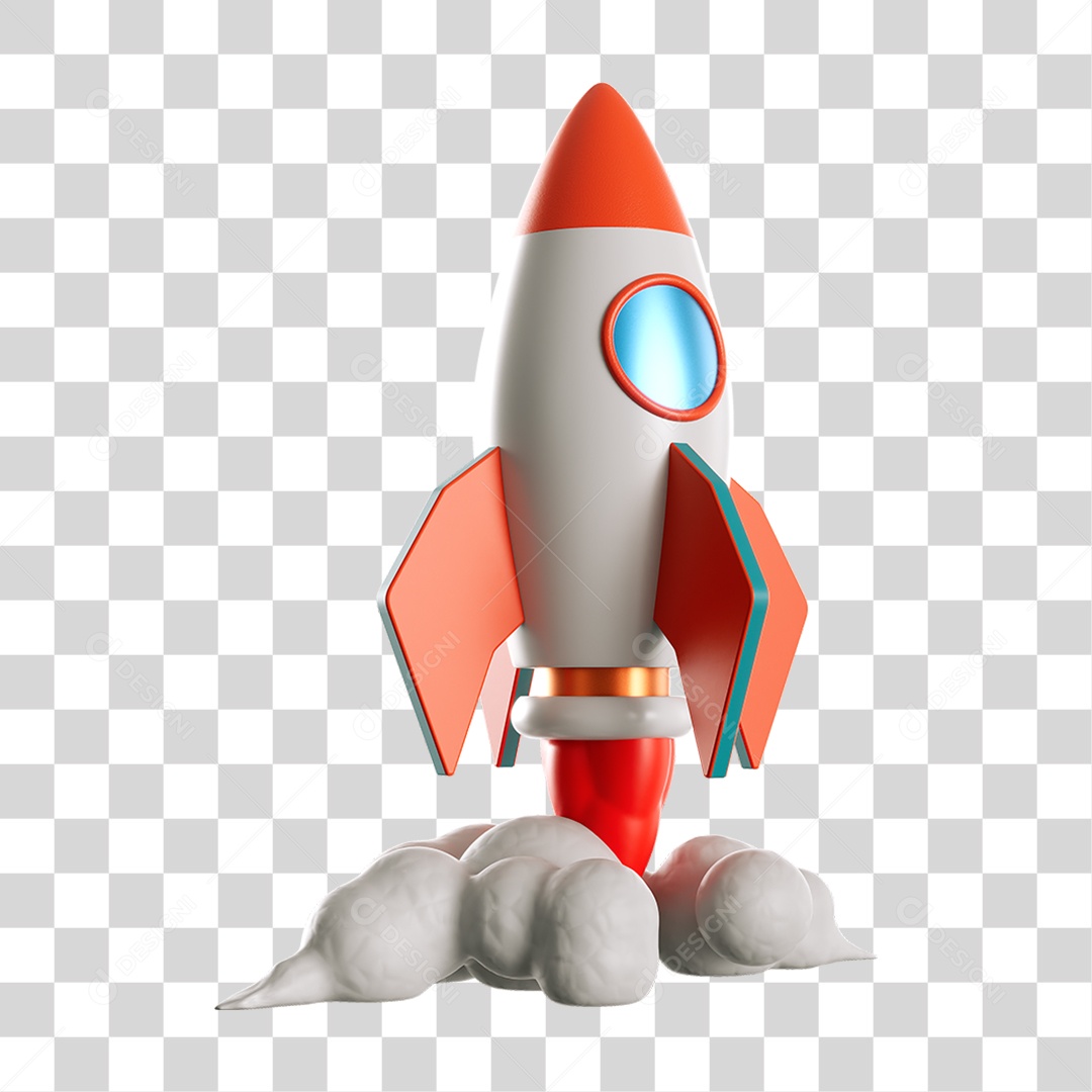 Rocket Spaceship PNG Transparent Icon