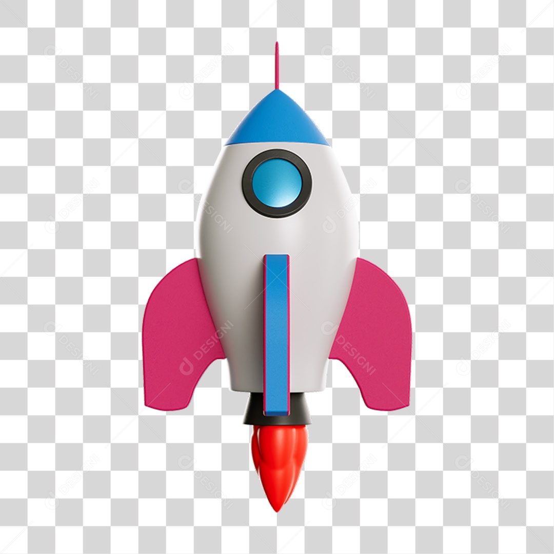 Rocket Spaceship PNG Transparent Icon