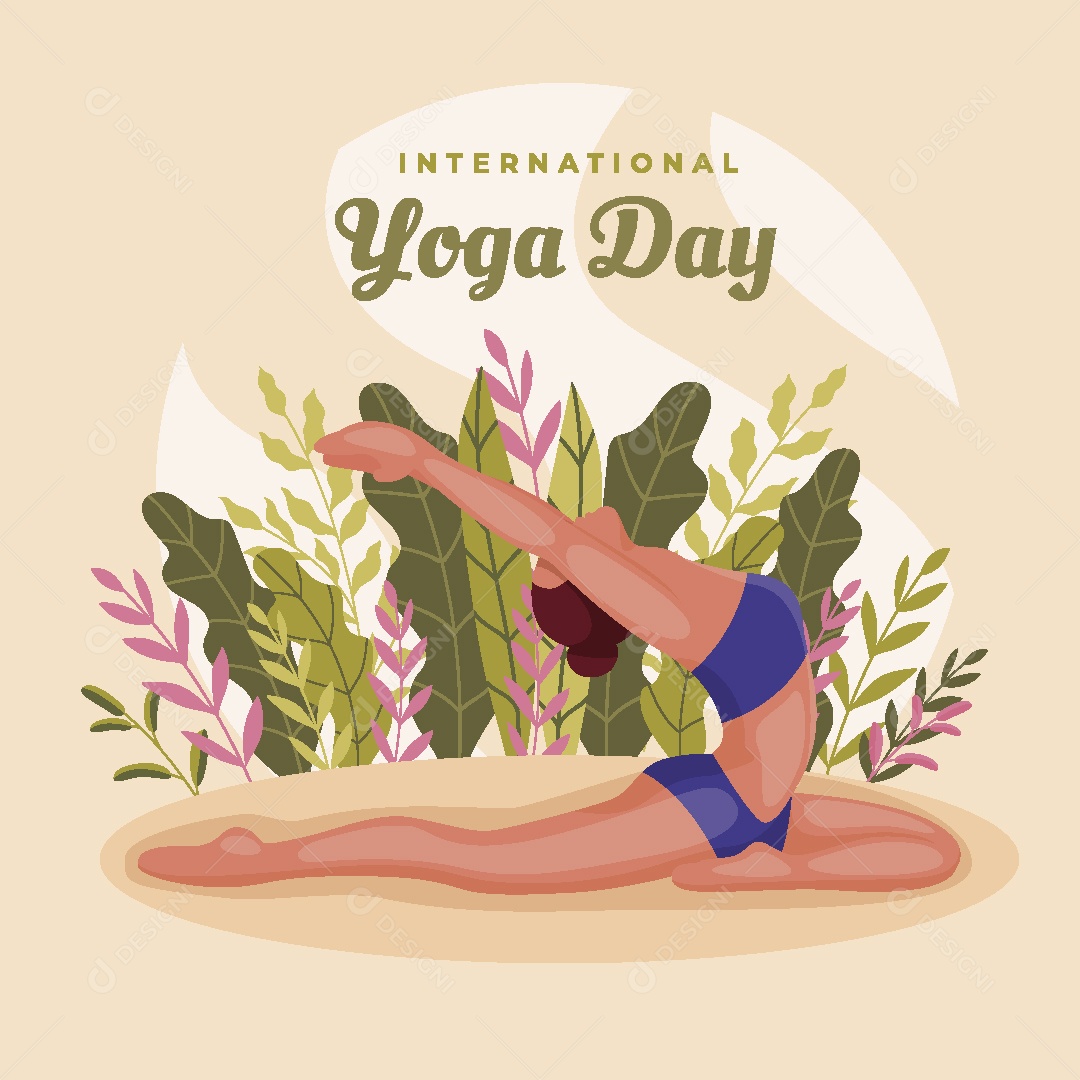 Dia Internacional do Yoga Ilustração Vetor EPS [download] - Designi