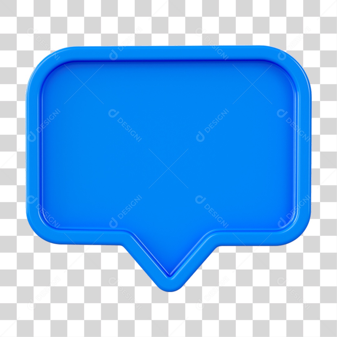 Placa Chat Simples Caixa de Texto PNG Transparente