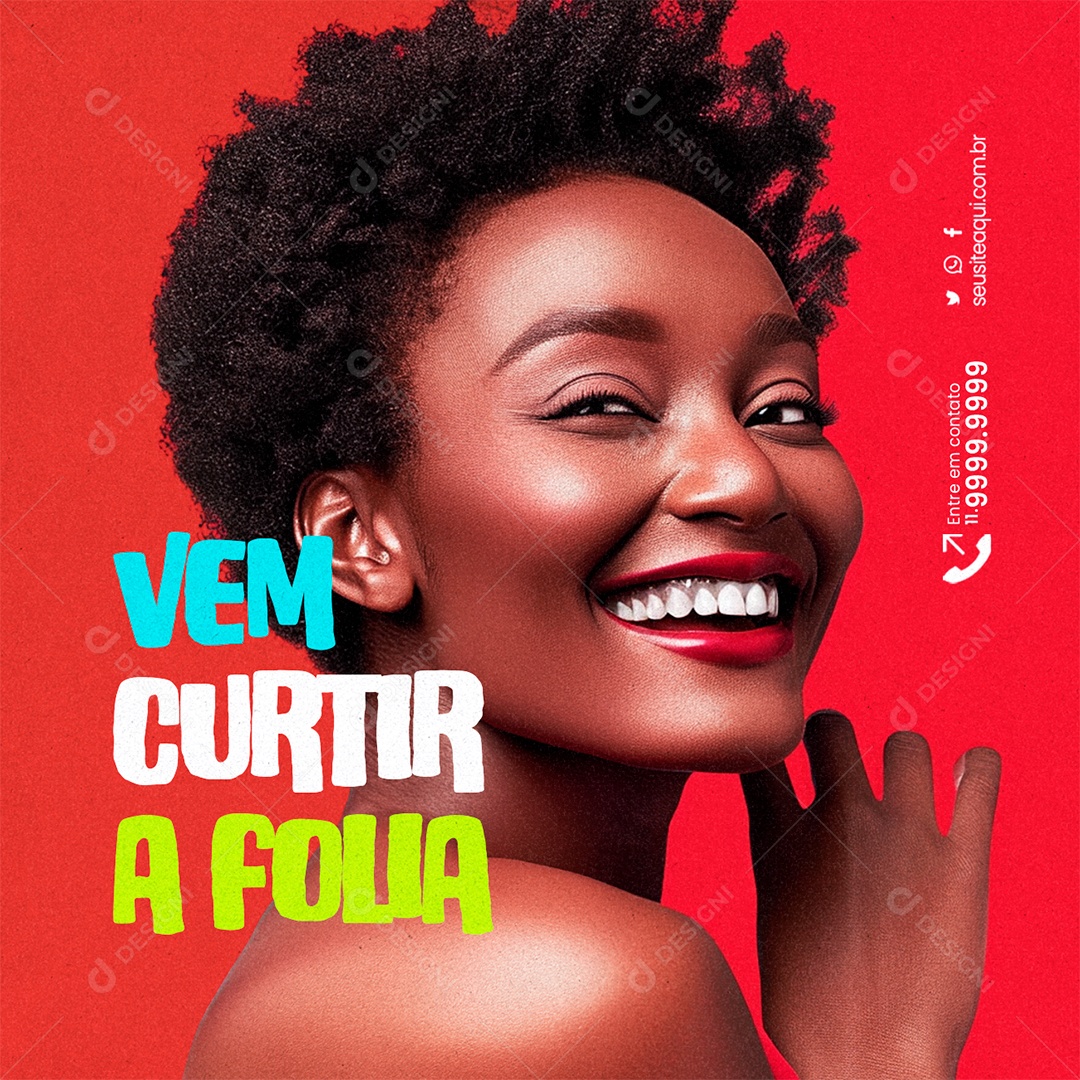 Carnaval Vem Curtir A Folia Social Media Psd Editável Download Designi 3605