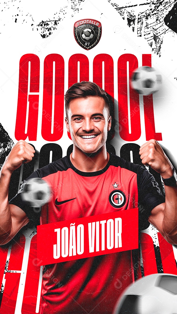 Story: Campeonato Gol João Vitor Social Media PSD Editable