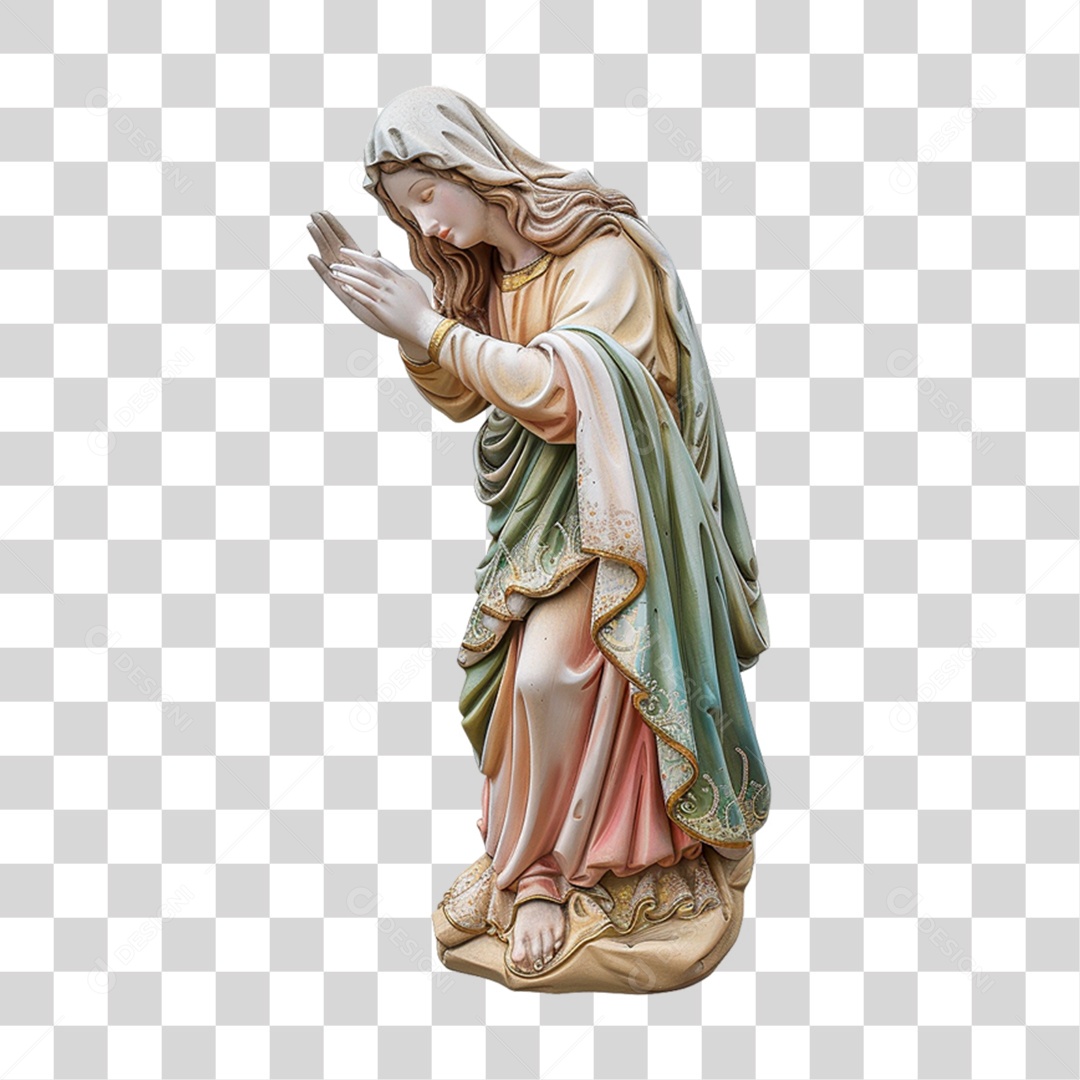 Statue Design Similar to Our Lady of Graces Transparent PNG Image