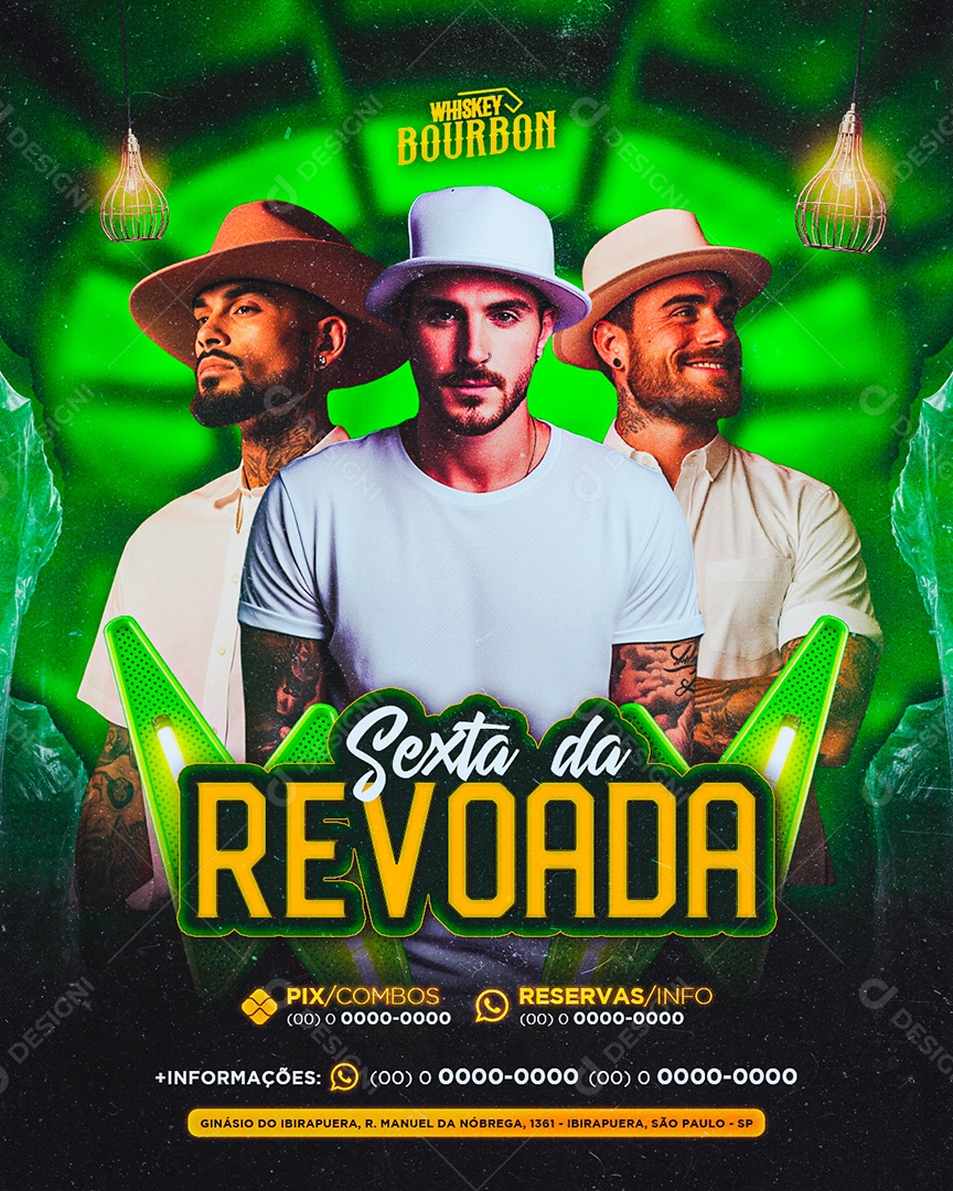 Flyer Sexta da Revoada Social Media PSD Editável