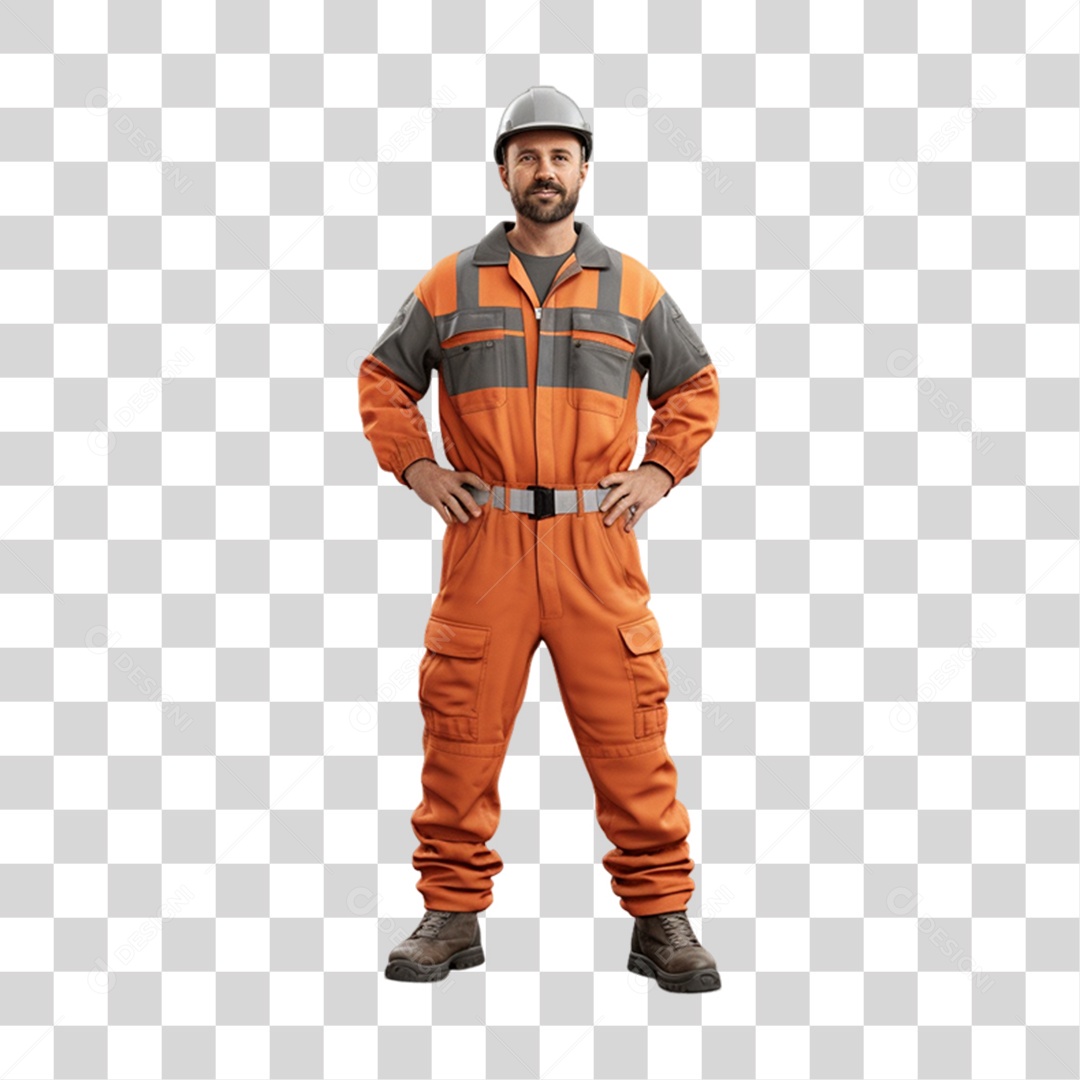 Homem Trabalho Trabalhador de Uniforme PNG Transparente