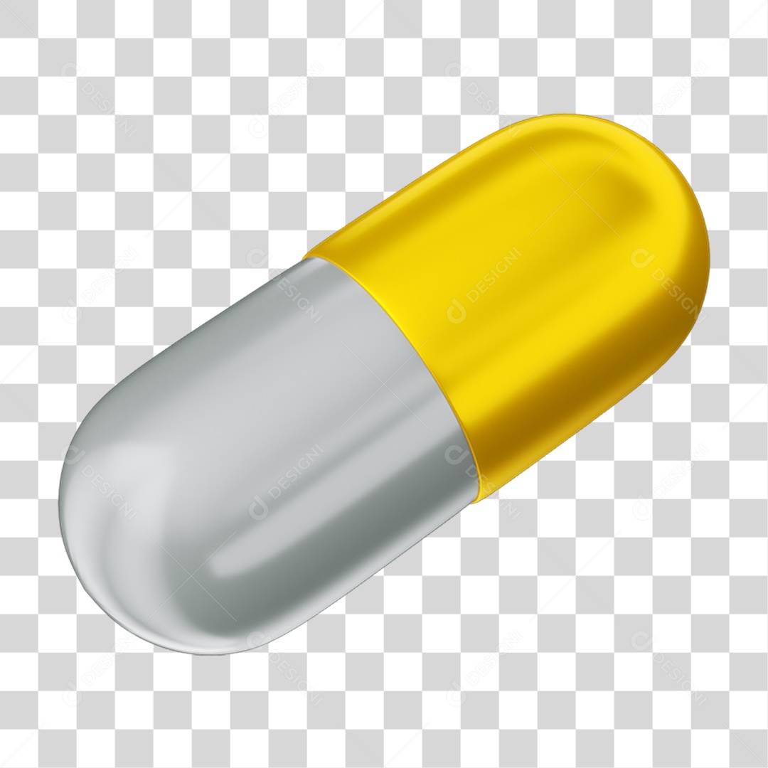 3D Capsule Remedies Transparent PNG Element