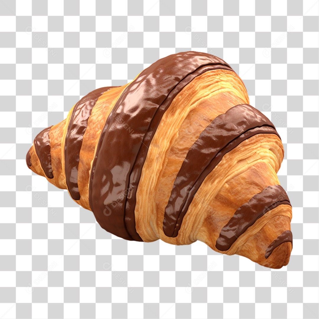 Croissant Assado PNG Transparente