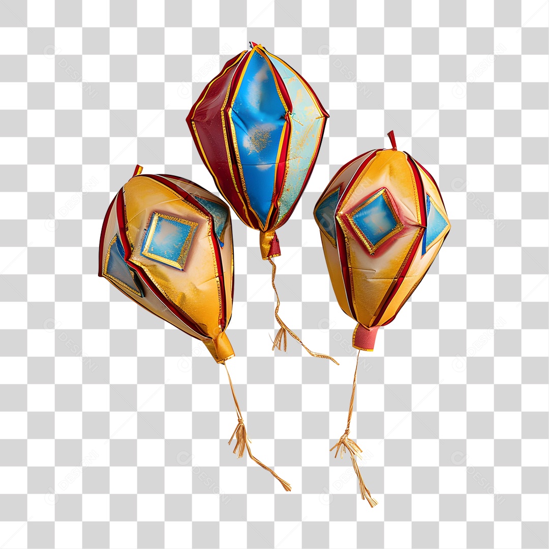 Transparent PNG June Party Balloons