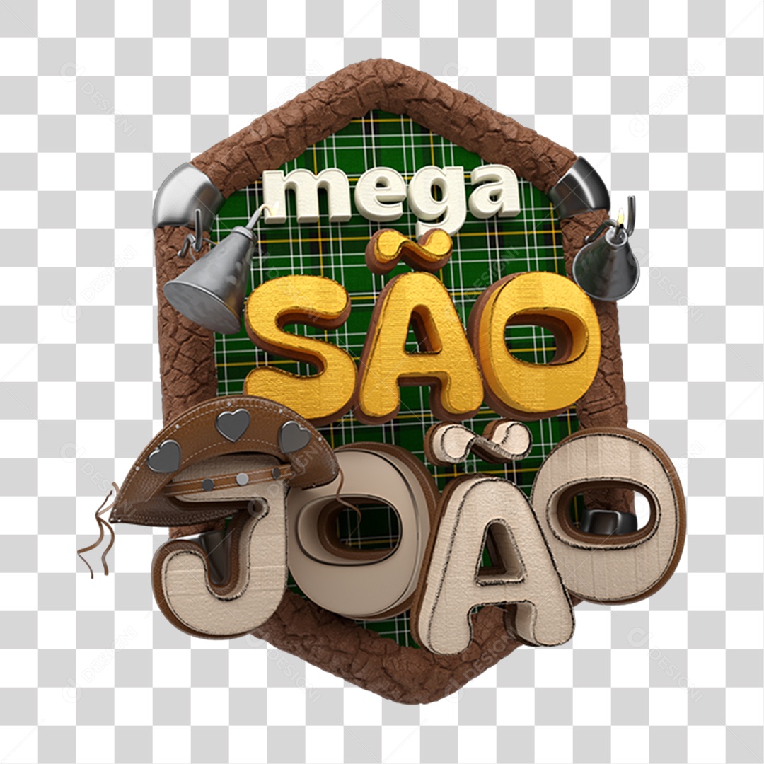 Mega Saint John Transparent PNG 3D Seal