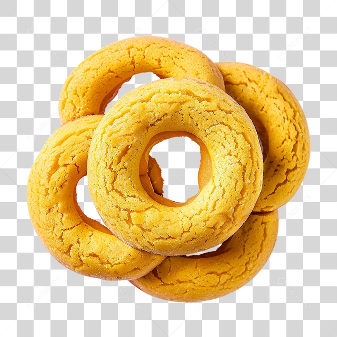 Rosca de Queijo Frita PNG Transparente