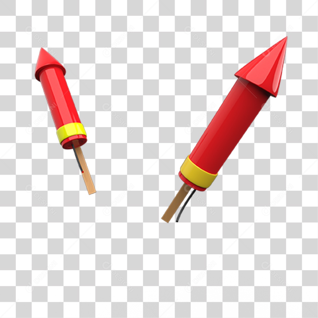 Transparent PNG Fireworks 3D Element