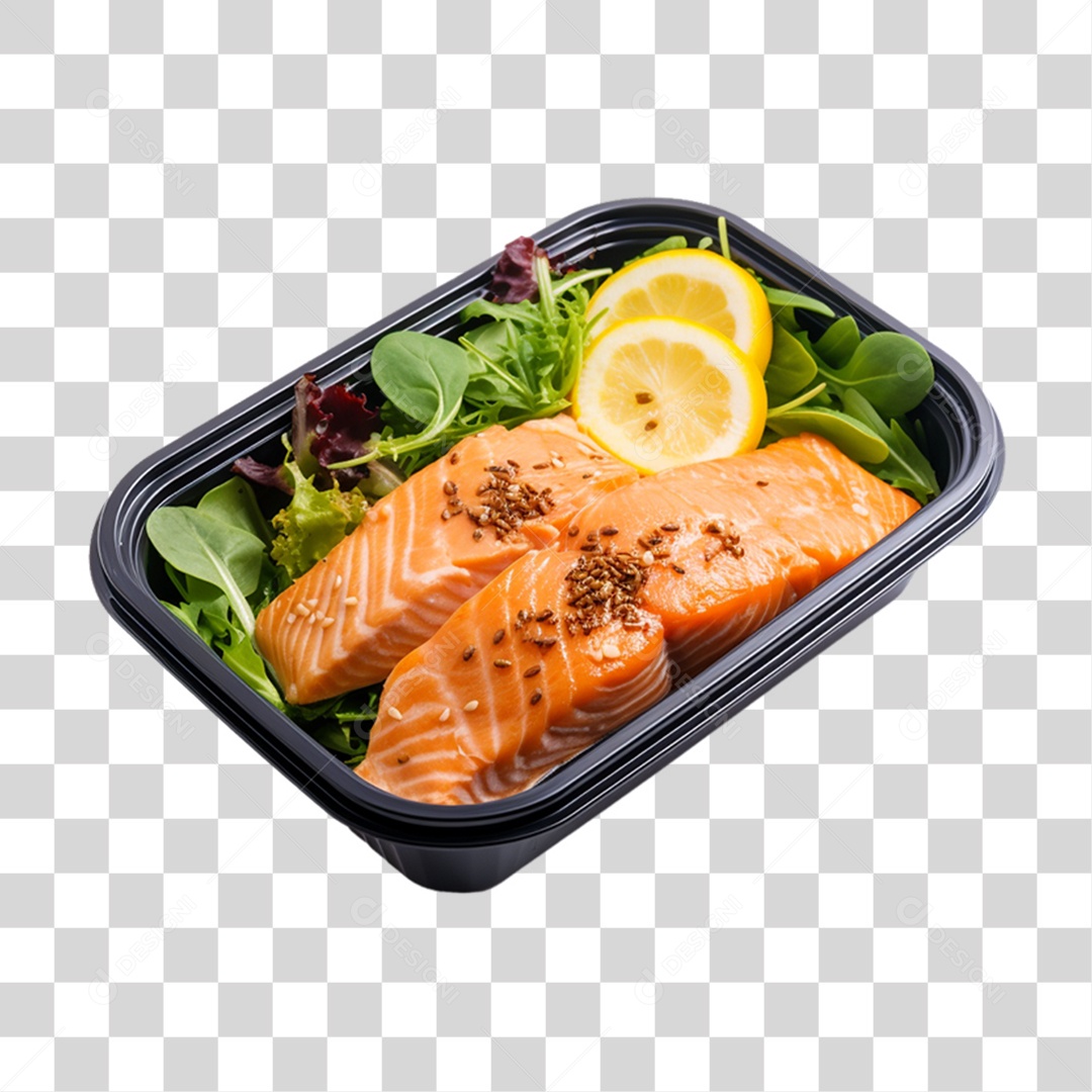 Lunch Box with Food and Snacks Transparent PNG