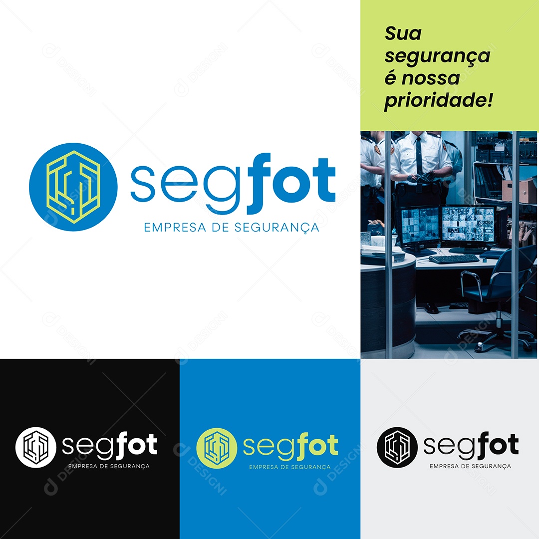 Logo Segurança Vetor Ai + EPS Editável