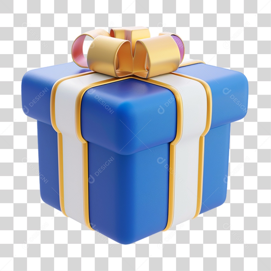 Transparent PNG Gift Box 3D Element