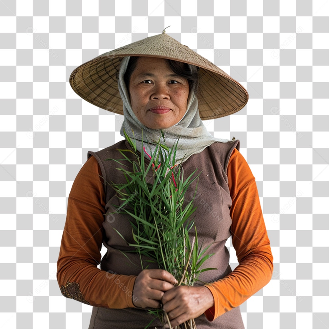 Mulher Agricultora PNG Transparente