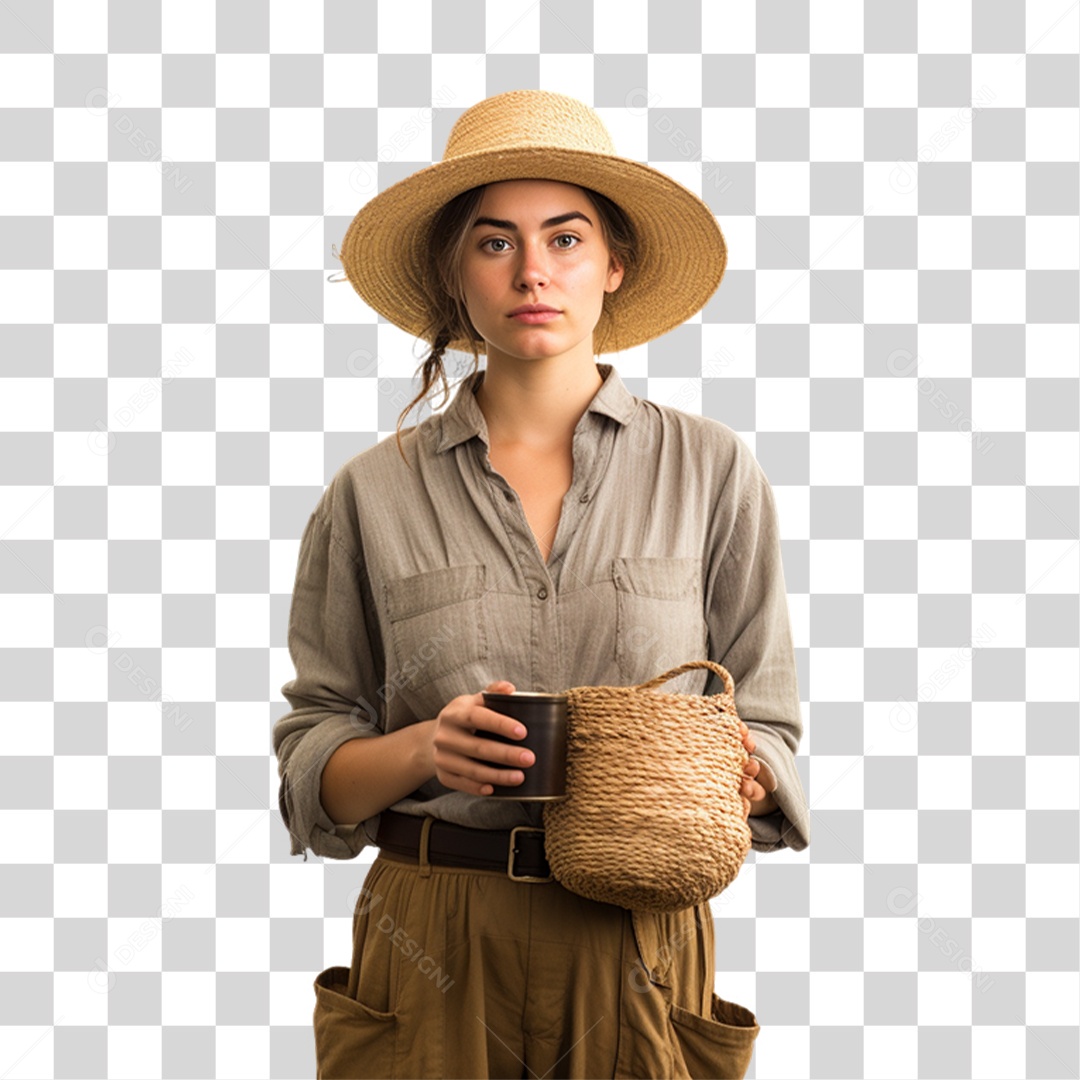 Female Farmer Transparent PNG