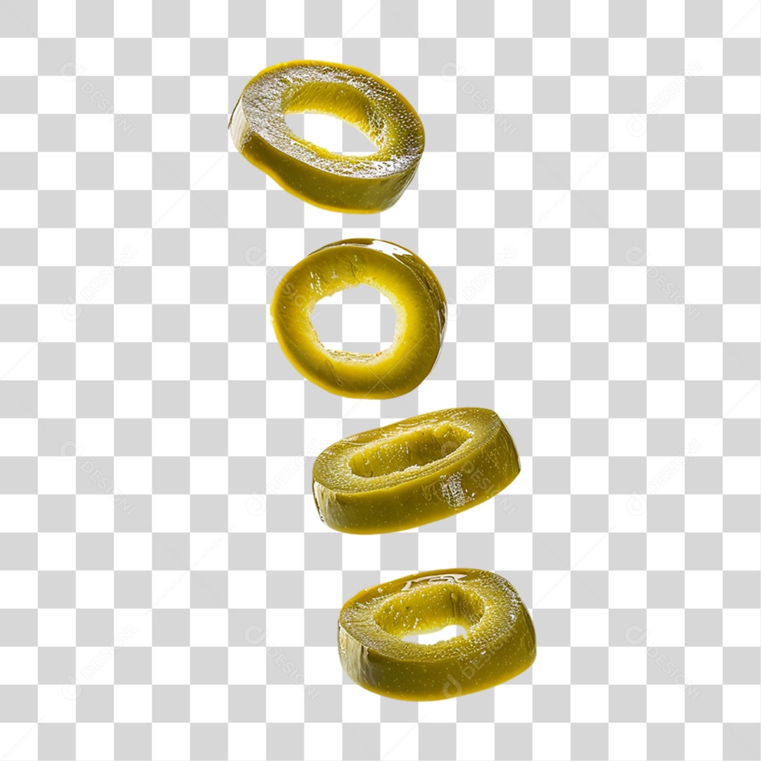 Olive Slices Pieces Transparent PNG