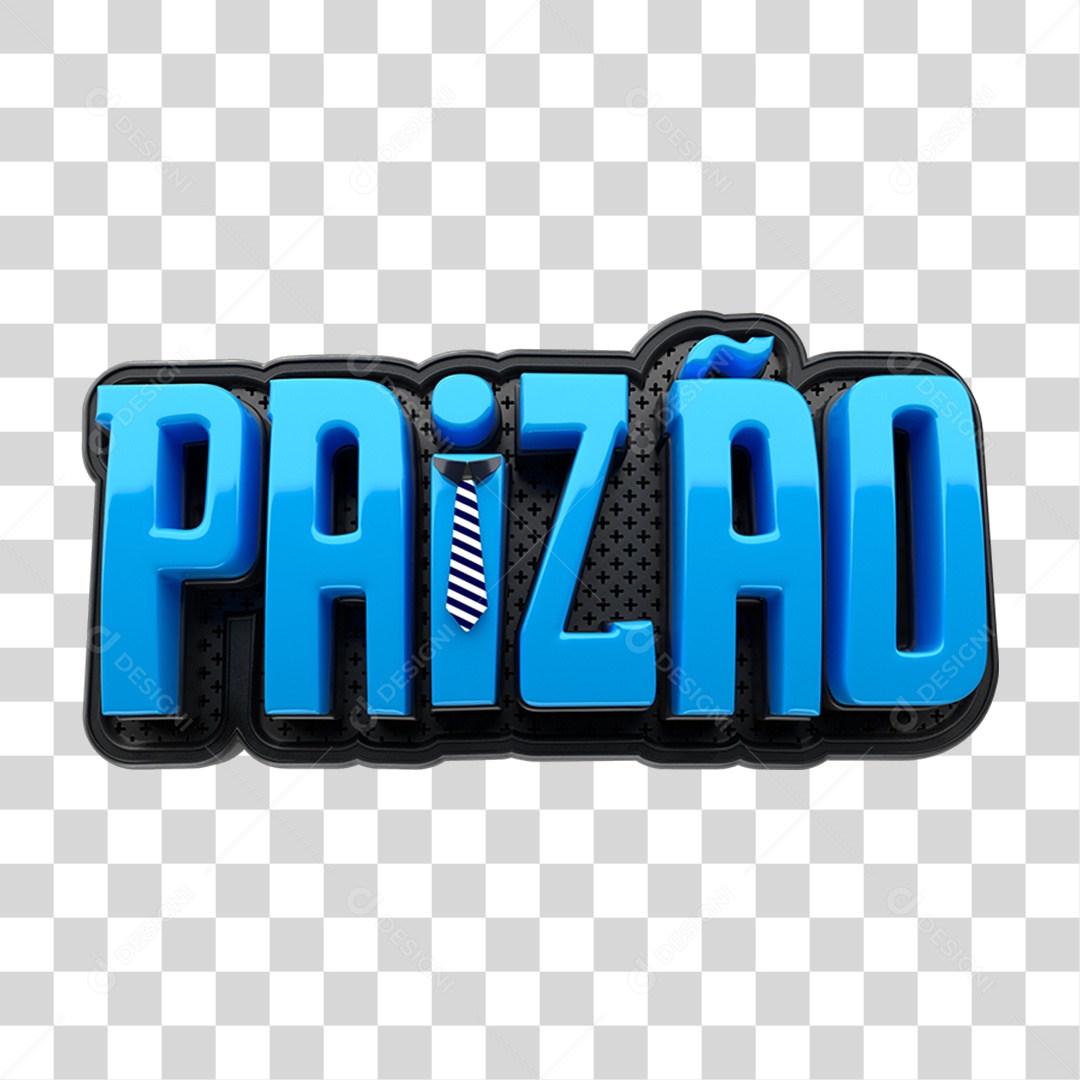 Selo 3D Paizão PNG Transparente