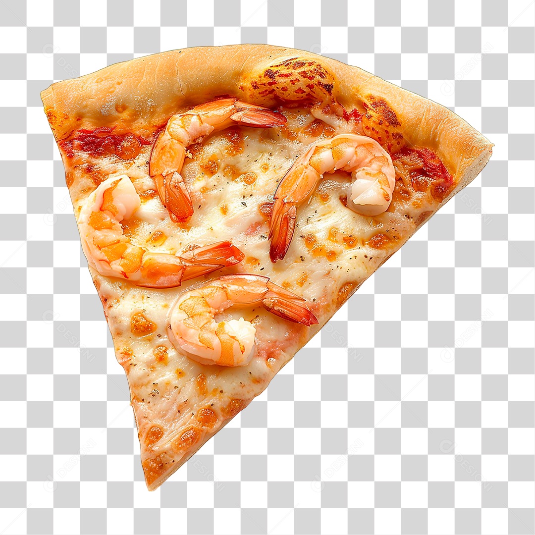 Elemento 3D Fatia de Pizza PNG Transparente