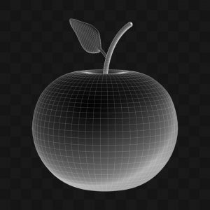 Laranja Cartoon - Modelo 3D