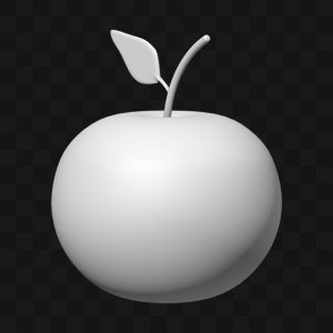 Laranja Cartoon - Modelo 3D