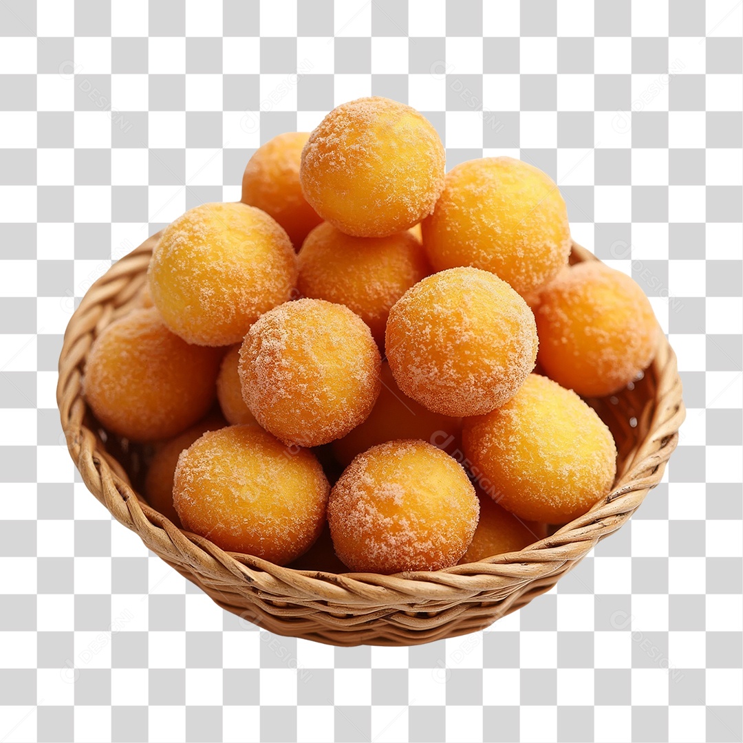 Bolinho Frito PNG Transparente