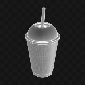 Copo Milkshake - Modelo 3D