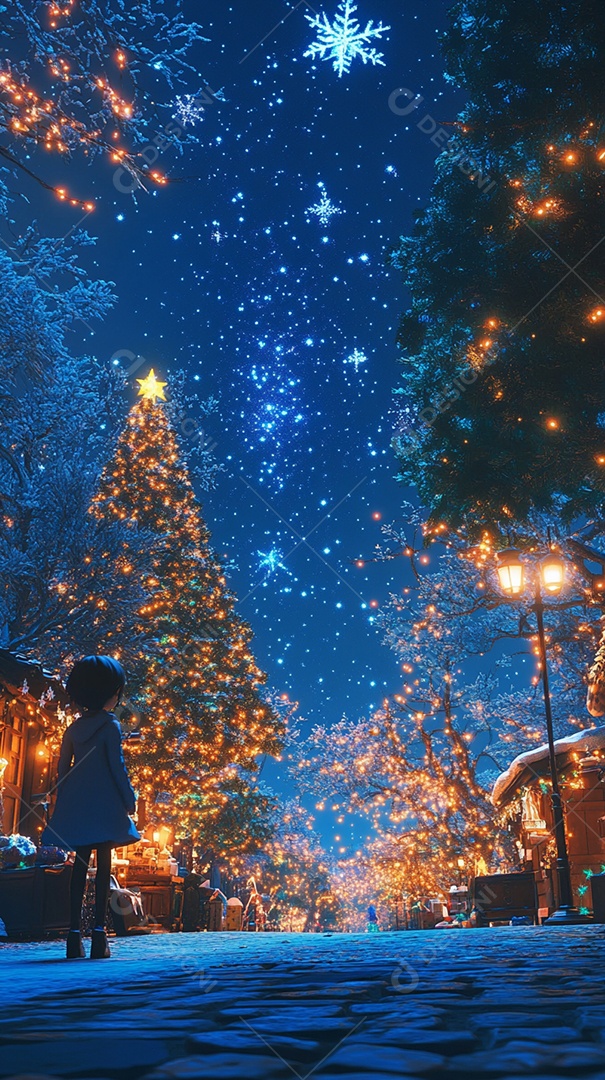 Outdoor Blue Color Scheme Sky Starry Christmas